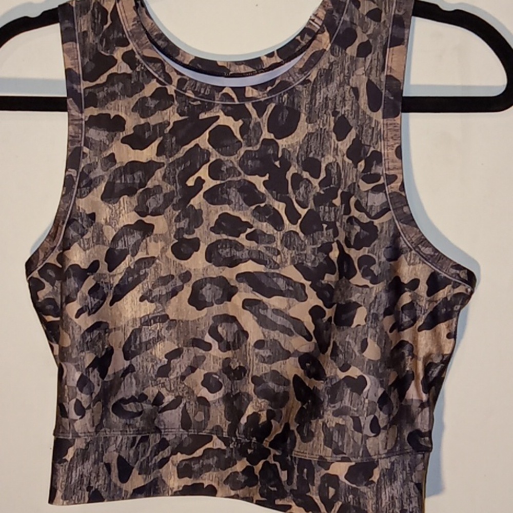 Animal Print Workout Tank - Picture 2 of 5